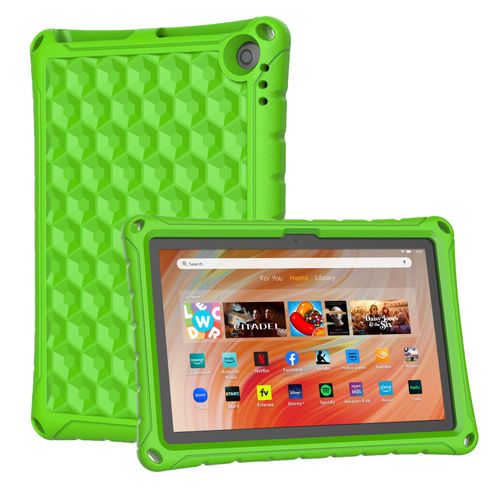 DJ&RPPQ EVA Material is Suitable for 2023 10inTablet Kids Case, Incompatible with Light Weight Shock Proof Kids Friendly CaseGreen