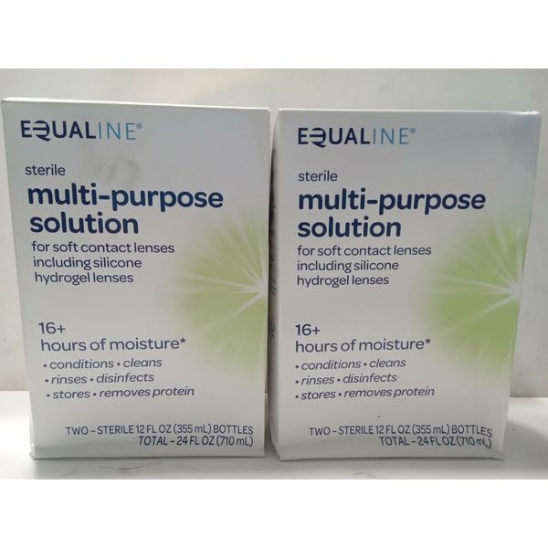 EQUALINE STERILE MULTI-PURPOSE SOLUTION EXP 2022-08-01 PACK OF 2