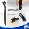 MR.SIGA Crevice Cleaner Brush Set (Pack of 3)