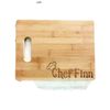 Personalized Chef Bamboo 8.5”x11” Cutting Board