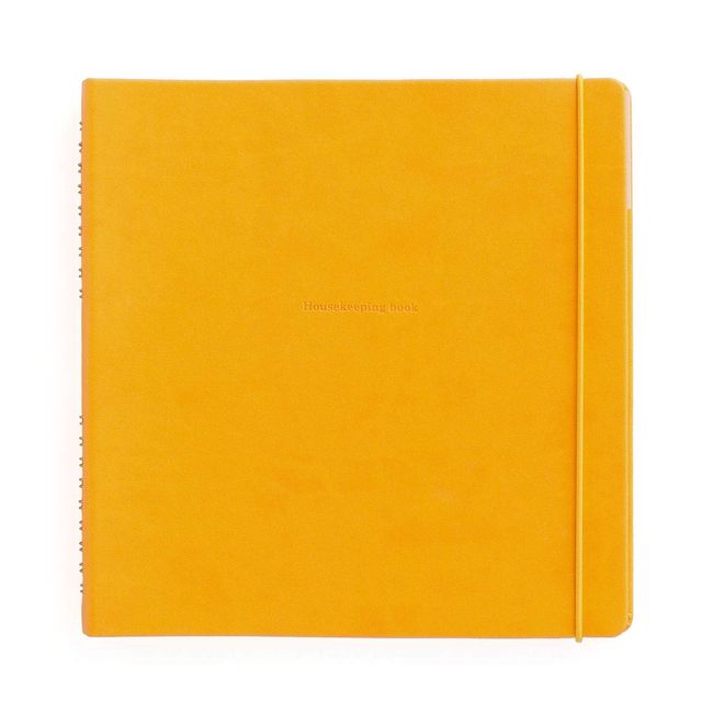 CP014 Housekeeping Book, Pavo, Hightide Notebook, Easy, Household Account, Yellow