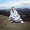 Lomo Emergency Foil Blanket - Silver Space Blanket - 10 Pack