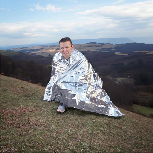Lomo Emergency Foil Blanket - Silver Space Blanket - 10 Pack