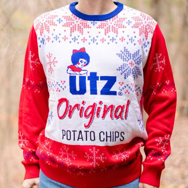 Utz Original Chips / Knit Sweater - Large / Red