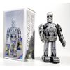 Skeleton robot, terminator mechanical clockwork retro tin toy replica