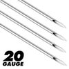 ACE Needles 100 Mix Body Piercing Needle Sizes 12g, 14g, 16g, 18g and 20g (20 pcs each)