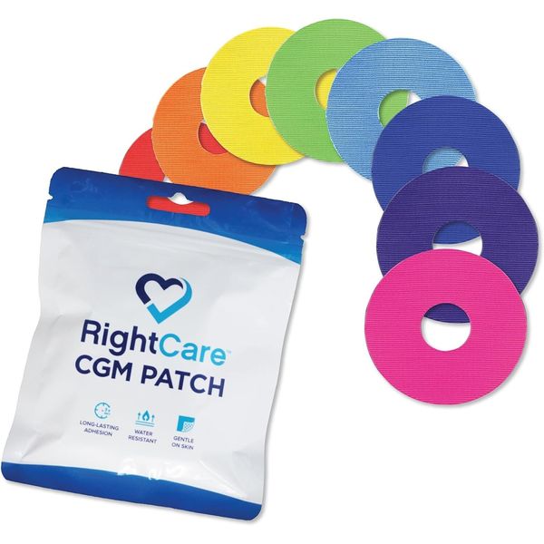 RightCare CGM Patch, Libre, Multicolor Assortment, Pack of 25