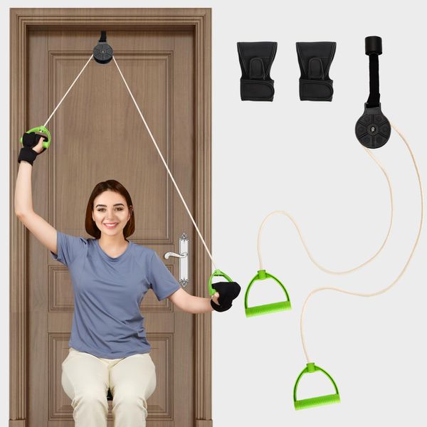 REAQER Shoulder Exercise Pulley - Frozen Shoulders Physiotherapy Rehabilitation Motion Maintain Ranger Surgery Frozen Shoulder Physio Pulley System