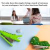 2 PCS Mini Stapler Cute Stapler Animal Stapler Crocodile Stapler Dinosaur Stapler Mini Handheld Stapler for Home Office