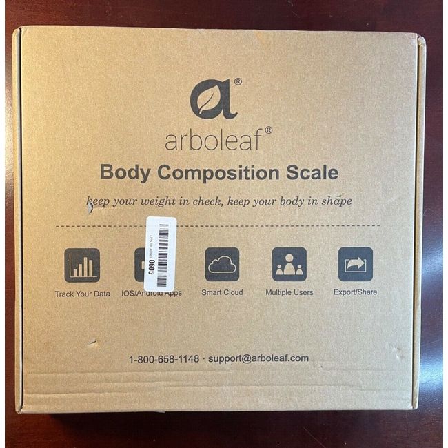 Arboleaf Smart Body Fat Bathroom Scale Model CS20N (Black)