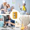 Egg Opener Tool, Portable Egg Shell Opener, Handheld Egg Cracker for Home, Dorm, Kitchen (Yellow)