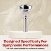 Denis Wick DW5880-12CS Silver-Plated Medium Trombone Mouthpiece