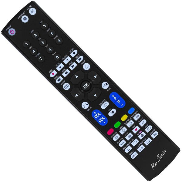 RM Series Replacement Remote Control Compatible with JVC LT-49C870(C)