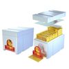 Deluxe Mini Mating nuc Box Queen Bee Rearing Plastic Styrene Foam box 4-frame