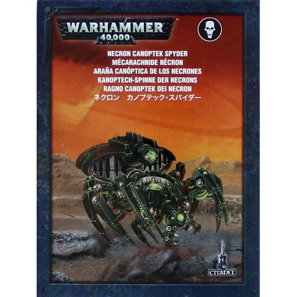Games Workshop 99120110022 "Warhammer 40K Necron Canoptek Spyder Action Figure