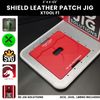 xTool F1 Shield Leather Hat Patch Jig, Laser Engraving Jig, Fiber Laser Template