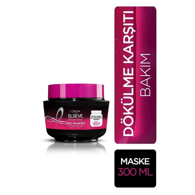 L’Oréal Paris Elseve Arginine Direnç X3 Dökülme Karşıtı Maske (300 ml)