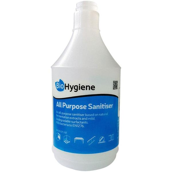 BioHygiene All Purpose Sanitiser Fragranced Empty Bottle 750 mL (6 x 750 mL)