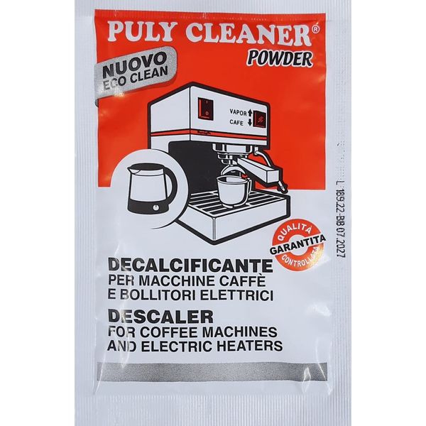Puly Cleaner Descaler Espresso Coffee Machine 30g Sachet (Pack of 10)