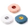 SITAKE 3PCS Cable Tidy, Empty Stretchable Extension Reel,Compact Multi-Purpose Tangle for USB Cable Data Cable Charging Wires and Small Accessories (3 Pcs Square)