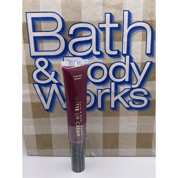 Bath & Body Works VIOLET NIGHT Matte Lip Cream 0.44 fl oz