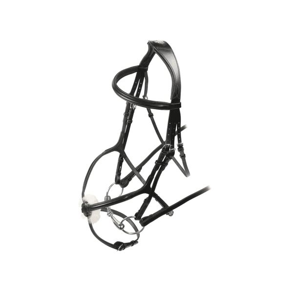 Shires Velociti Grackle Bridle: Black: Cob
