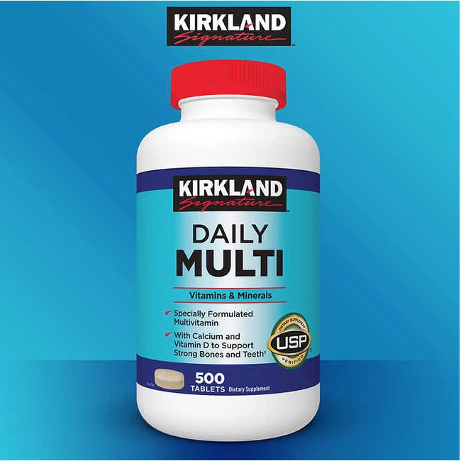 Kirkland Signature Daily Multi, Multivitamin 500 Tablets