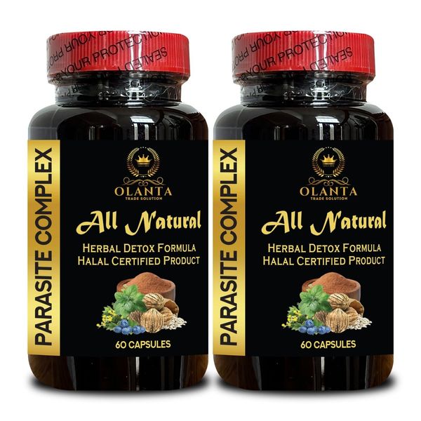 Premium Parasite Complex - Wellness & Cleansing Support - 2 Bottles