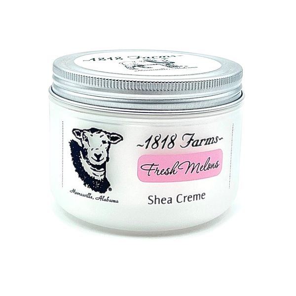 1818 Farms Shea Creme, 8 Fluid Ounces, Fresh Melons