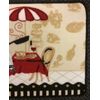 PRINTED NYLON RUG (nonskid back) (18" x 30") FAT CHEF WITH PAN, rectangle by BC
