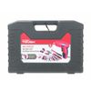 Household Tool Kit with Cordless Screwdriver Hammer Level Scraper Hex Keys Bits