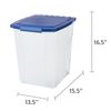 Pet Food Storage Container with Locking Lid, 25 lb Capacity