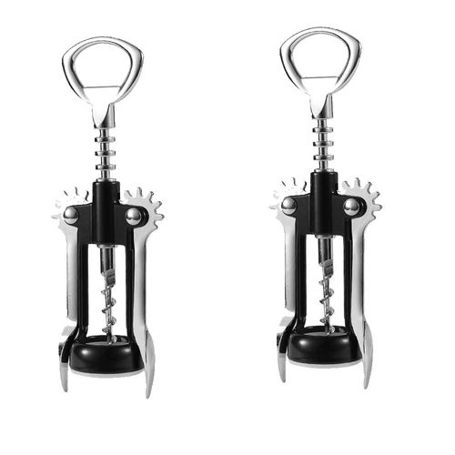 2 Pcs Cork Cork Bottle Opener Wine Bottle Openers Bottle Opener Zinc Alloy Bottle Opener for Home Bars Cafes Restaurants