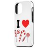 iPhone 14 Pro I Love Peppermint Candy Cane Christmas Peppermint Candy Case