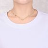 Philip Jones Gold Plated Multi Daisy Necklace