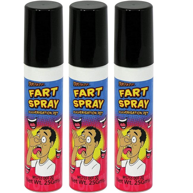 Dash Fun - Liquid Fart Spray - 3x Stinky Party Gag Gift Prank Humor Bad Ass Smelly