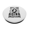 When I Jump Up You Are Going Down - Funny Volleyball PopSockets Swappable PopGrip
