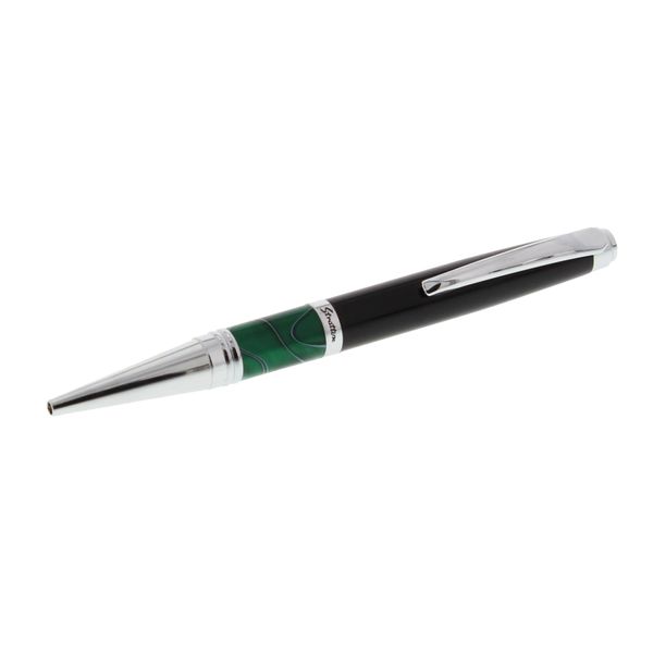 Stratton Ballpoint Pen - Marbled Green