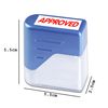 Approved Rubber Stamp Self Inking Bold Red Ink Text Business Office Self Stationery Inking Kit Document