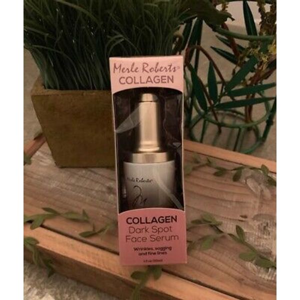 Merle Roberts Collagen Instant Lift Face Serum For Fine Lines Wrinkles 1oz New
