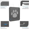 Small Pet Magnetic Flap Screen Door Cat Dog Puppy Lockable Gate Frame for Screen