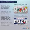 Speedy Pros Union Jack License Plate Frame Tag Holder