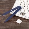 PATIKIL 2pcs Key Cap Puller Switch Remover DIY Tool Fixed Keyboard Steel for Mechanical Keyboard Blue