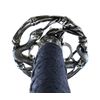 Makoto Handmade Sharp Katana Samurai Sword 40" - Serpent Cobra Snake Tsuba (Black)