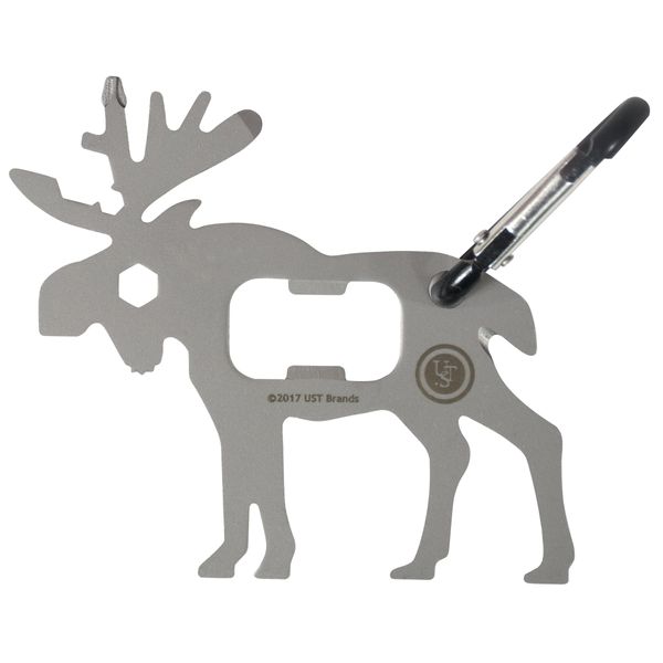 UST Stainless Steel Tool A Long Multi-Tool, Standing Moose