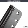 Self Closing Door Hinges, 2 Pack, Oil Rubbed Bronze - 4x4 Inch