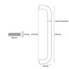 EAI Pull Handle | Satin Stainless Steel | 225x19mm | Bolt Fixed