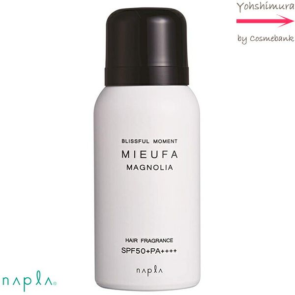 Napla Mifa Fragrance UV Spray Magnolia 80g | SPF50+ PA++++ - Can be used on hair, face, body and whole body! Sunscreen/spray