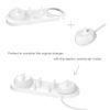 Electric Toothbrush Holder with 1 Charging Stand Slot, 1 Toothbrush Stand and 4 Toothbrush Head Stands + 4 PCS Toothbrush Head Covers for Oral B