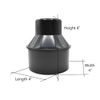 Big Horn 11447 4-Inch By 2-1/2-Inch Adapter